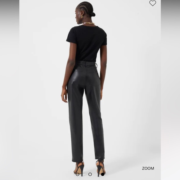 FRENCH CONNECTION Etta Vegan High Rise Trousers Women’s Size 4 BRAND NEW - Picture 3 of 7